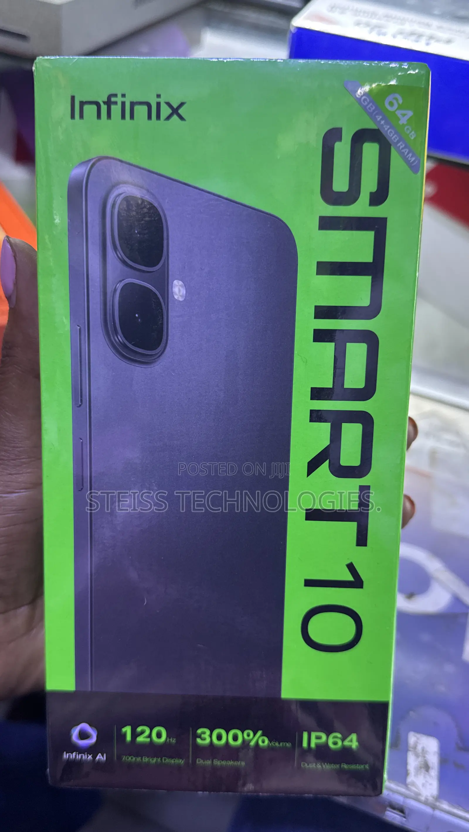 New Infinix Smart 10 64 GB Black