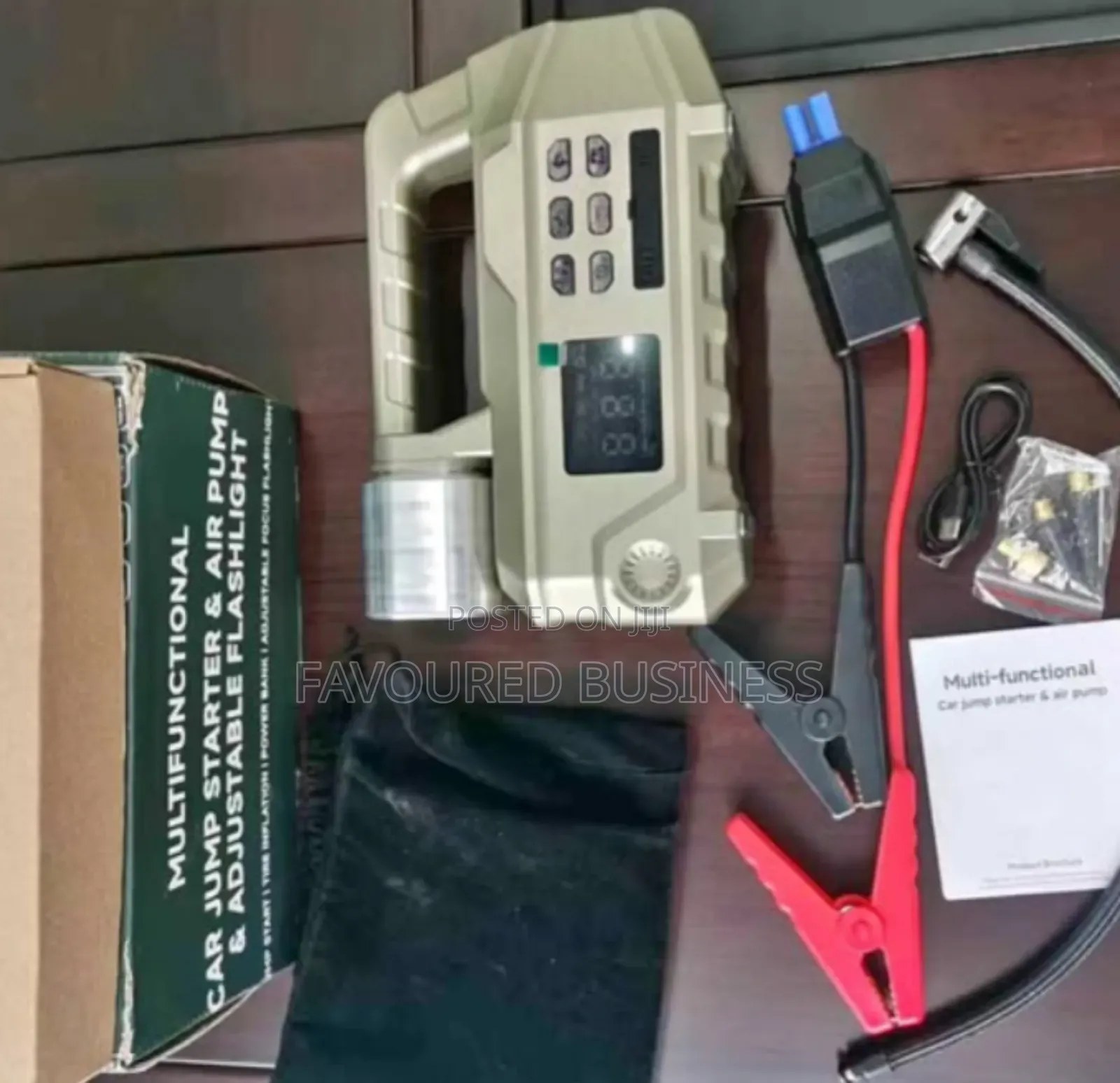 Good Digital Jump Starter /New Compressor and Adjustable Flash Light