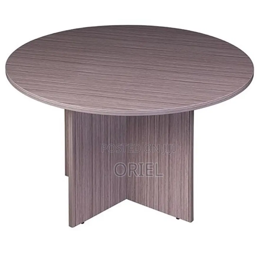 Office Table : Office 4-Seater Round Meeting Table