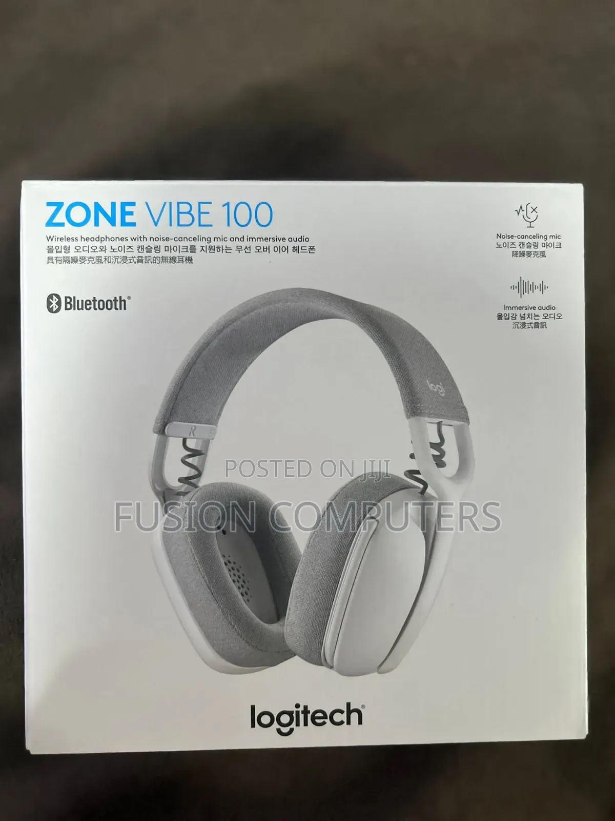Logitech Zone Vibe 100 Wireless Noise Canceling Headset
