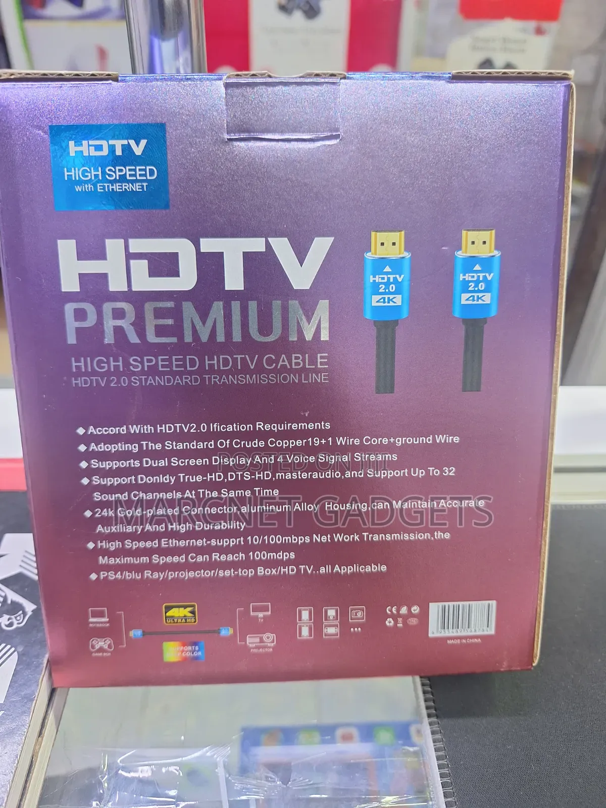 Premium Hdmi Cable 5 Meters 60hz 18gbps 3d 2.0 Version