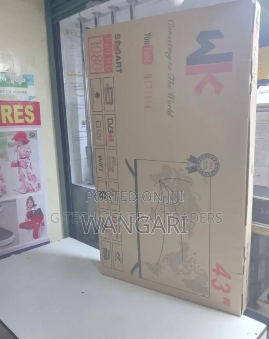 Frameless Screen Wk 43inch Smart Tv