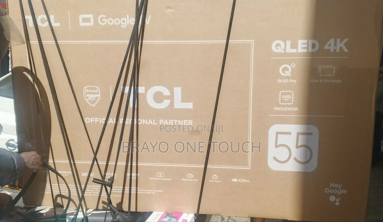 TCL 55′′ 55c655 Qled Pro Uhd Google Tv