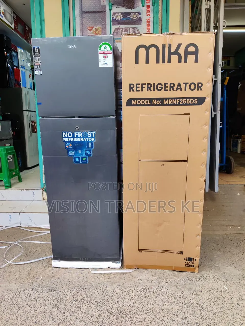 Mika 255litres Double Door No Frost Refrigerator