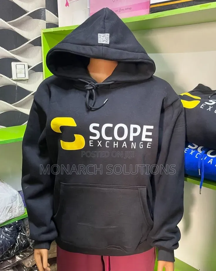 Navy Blue Hoodie Best for Brand Print