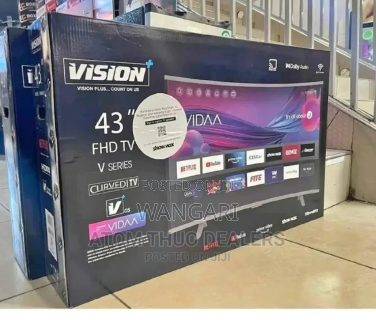 Vidaa New Original One. Vision 43inch Smart Tv