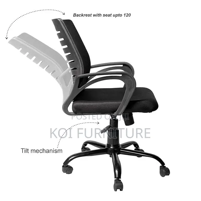 Office Chairs; Mesh Clerical Seat With Mid Backrest