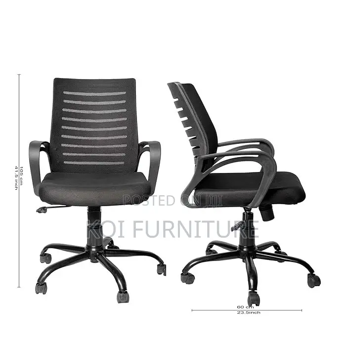 Office Chairs; Mesh Clerical Seat With Mid Backrest