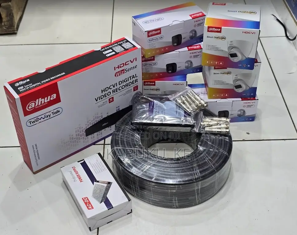 Dahua Smart 4ch CCTV Kit 4ch DVR High Quality Security CCTV Camera