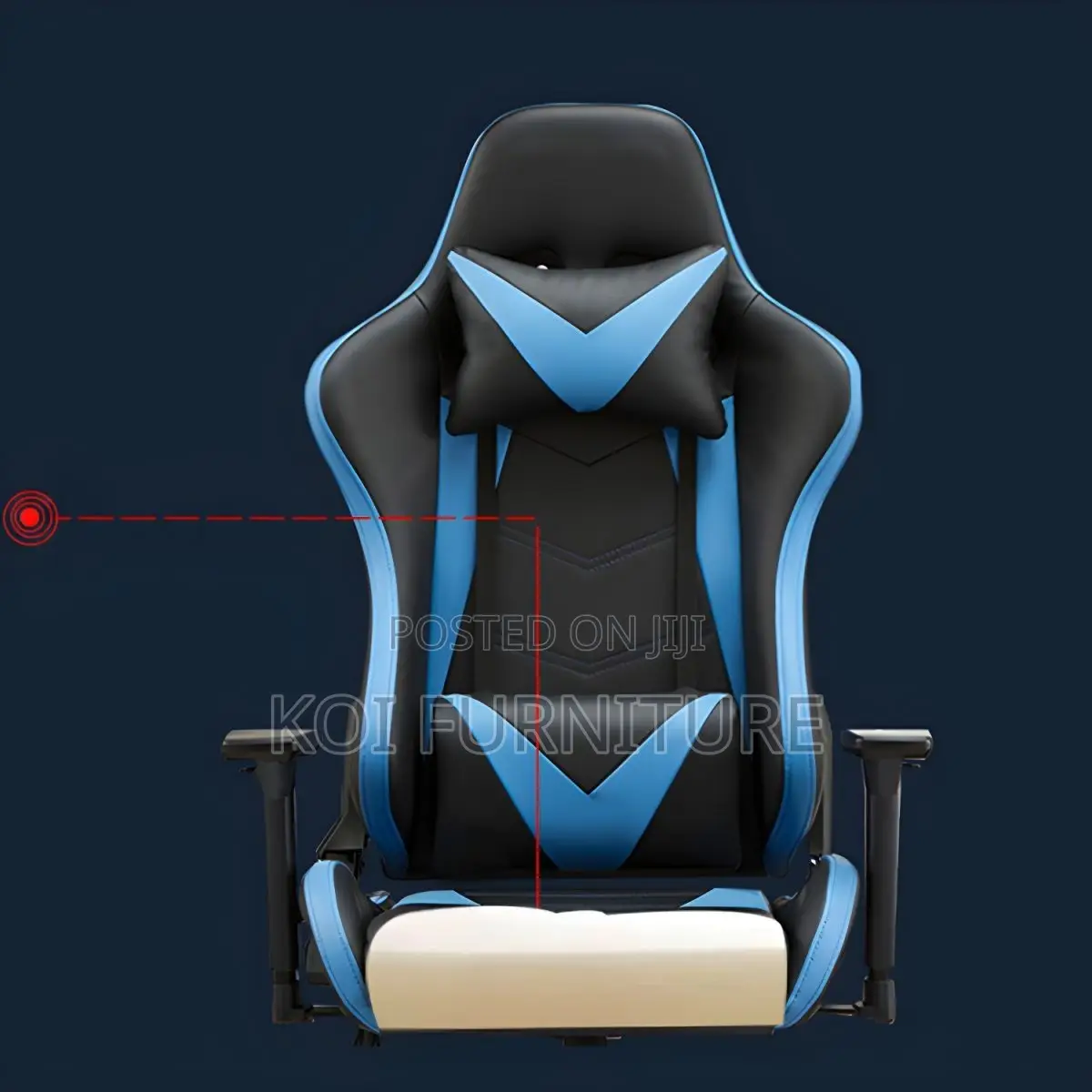 Office Chairs; High Back Gaming Executive Fabric Leather Seat