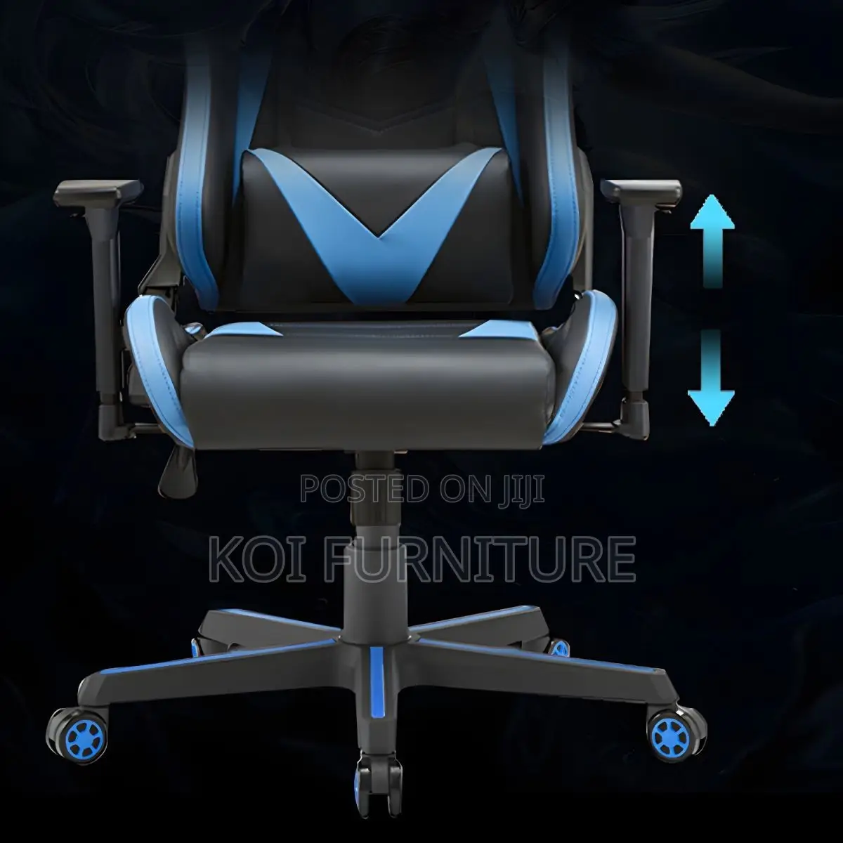 Office Chairs; High Back Gaming Executive Fabric Leather Seat