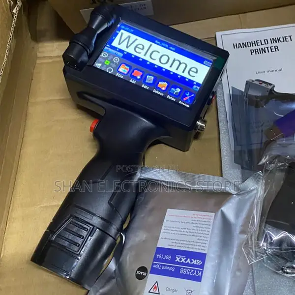 Handheld Inkjet Printer Gun , Expiry Date Coding Machine