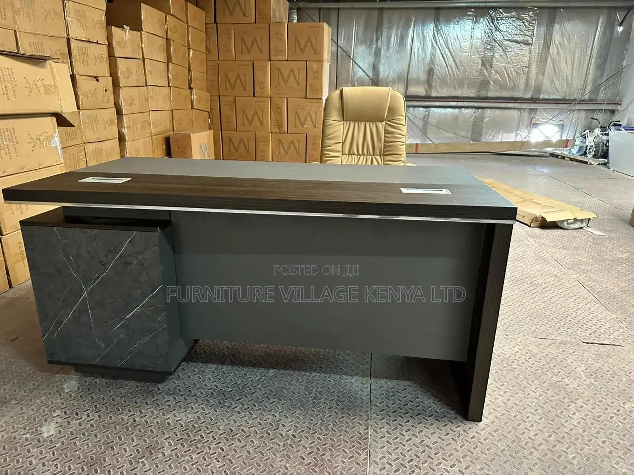 1800mm Imported Director's Office L-Table