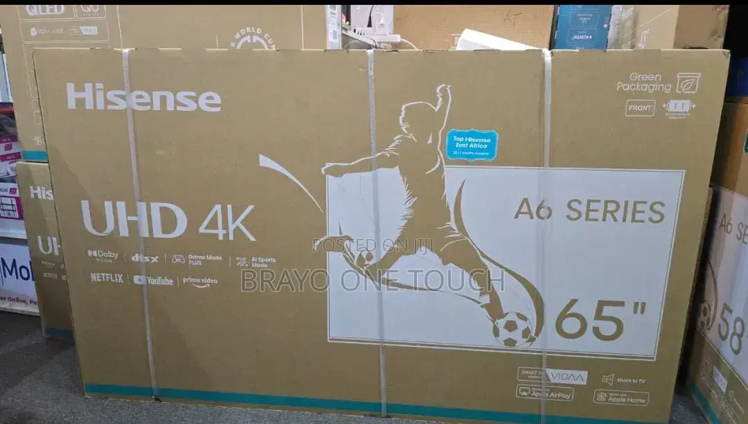 Hisense 65′′ 65a6q Vidaa Smart Uhd Tv