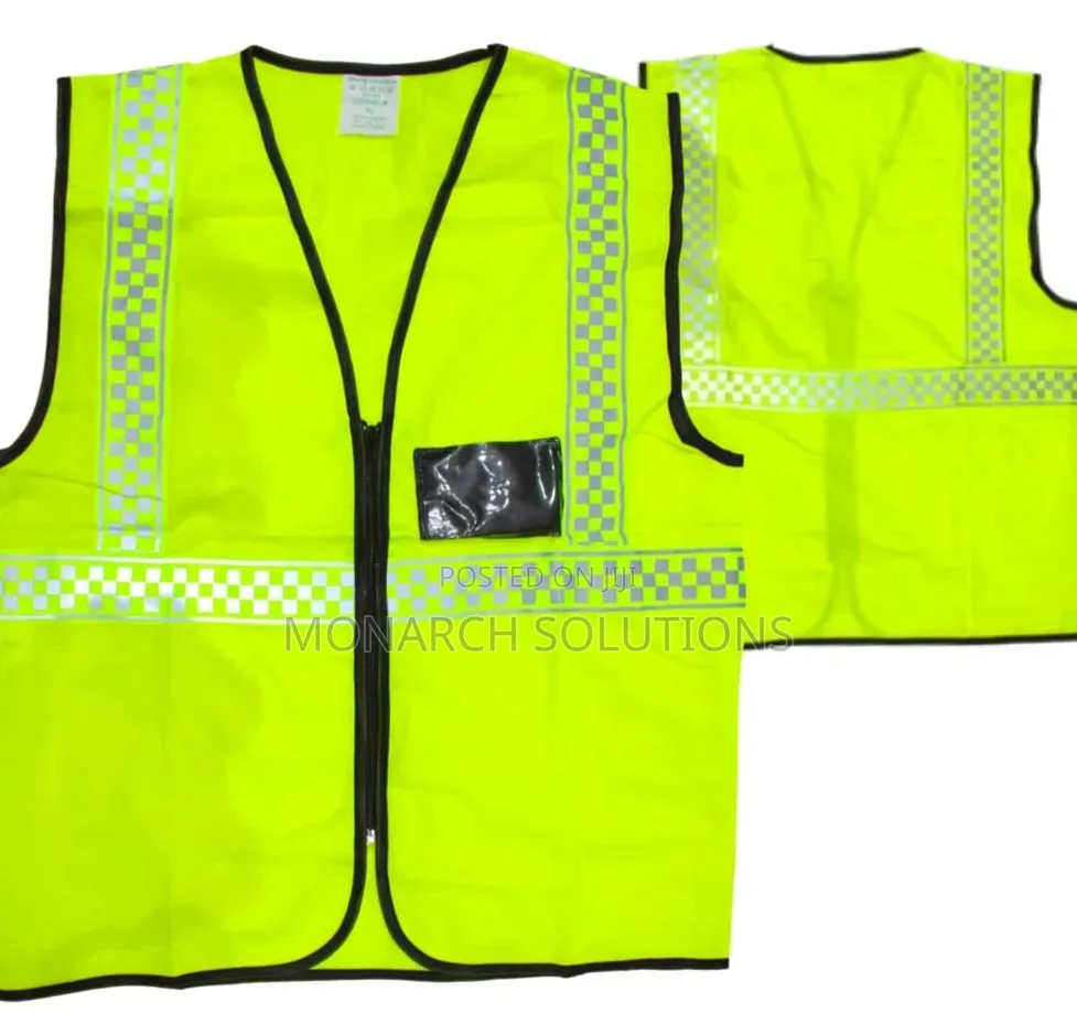 Deep Green Police Reflector Vests