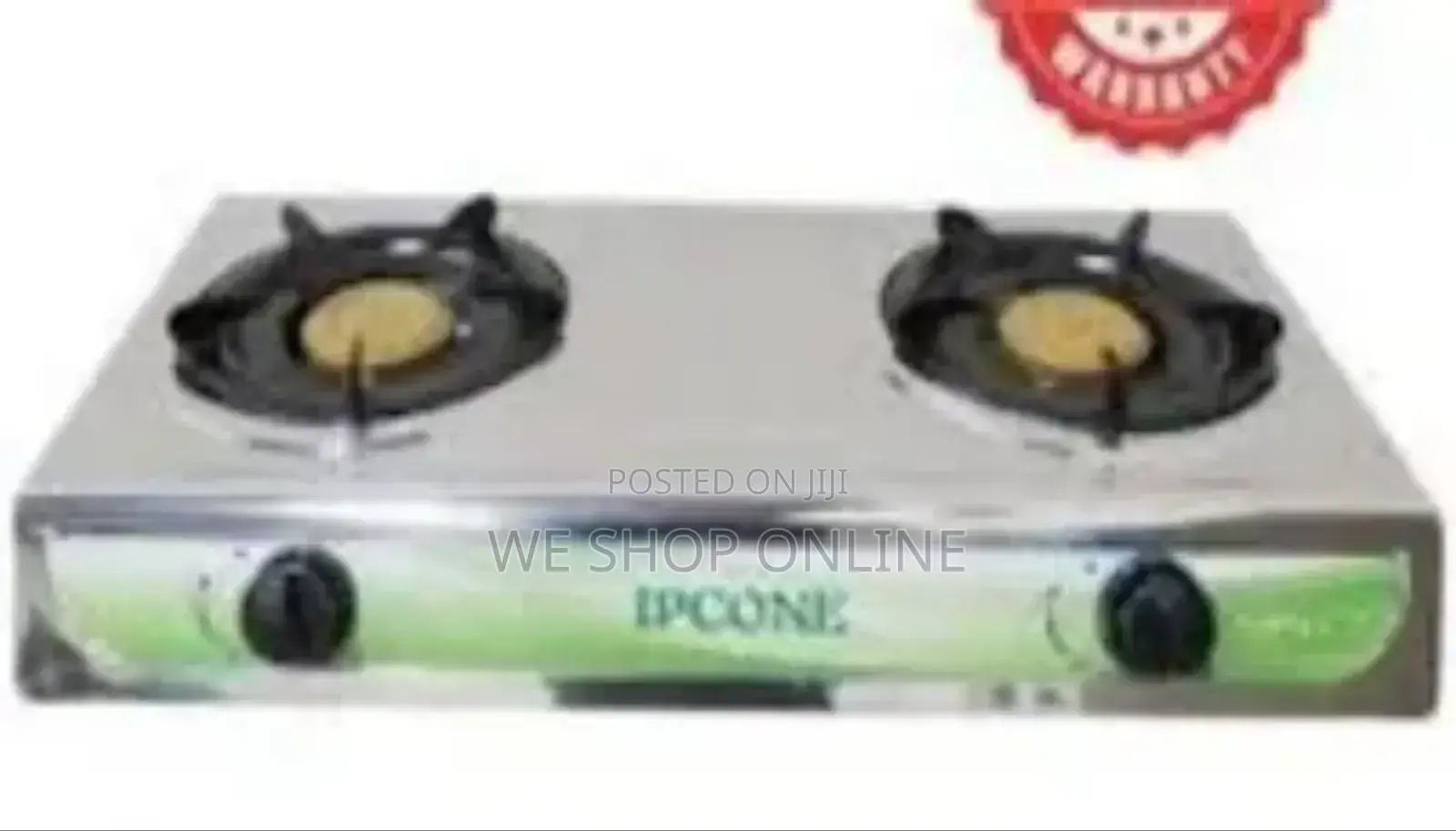 Ipcone Stainless 2 Burner Table Top