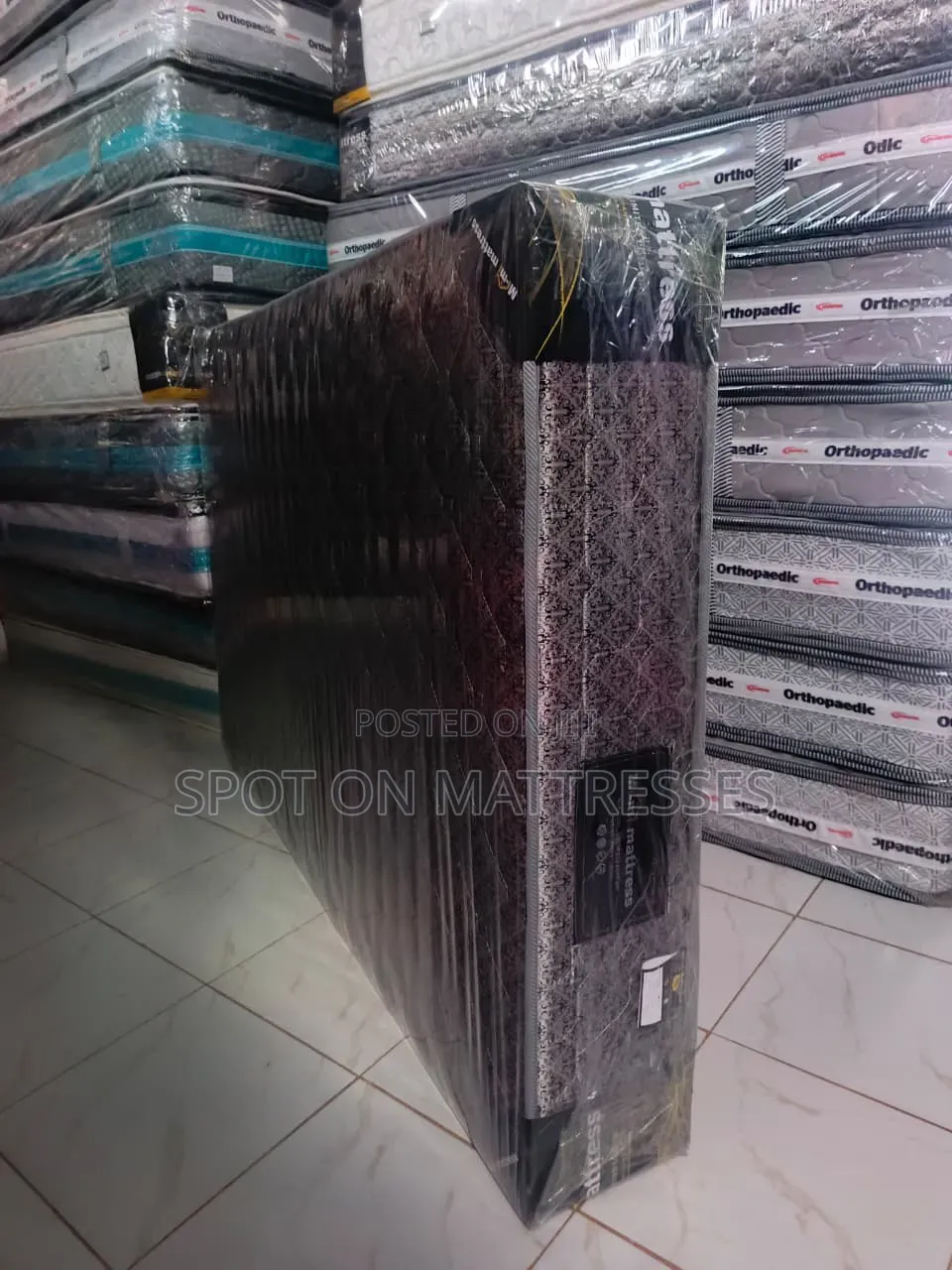 6x6x10 Orthopedic Spring Mattress {10years Warranty} + Free Delivery!