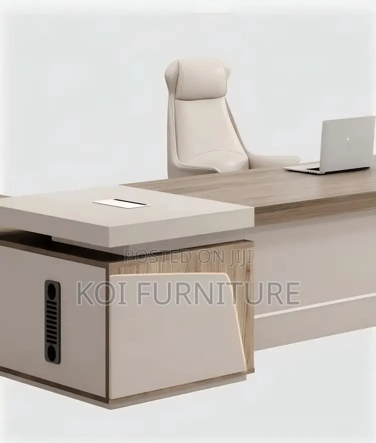 Office Desk; 1.8 Meters Executive Desk With L Sape Return