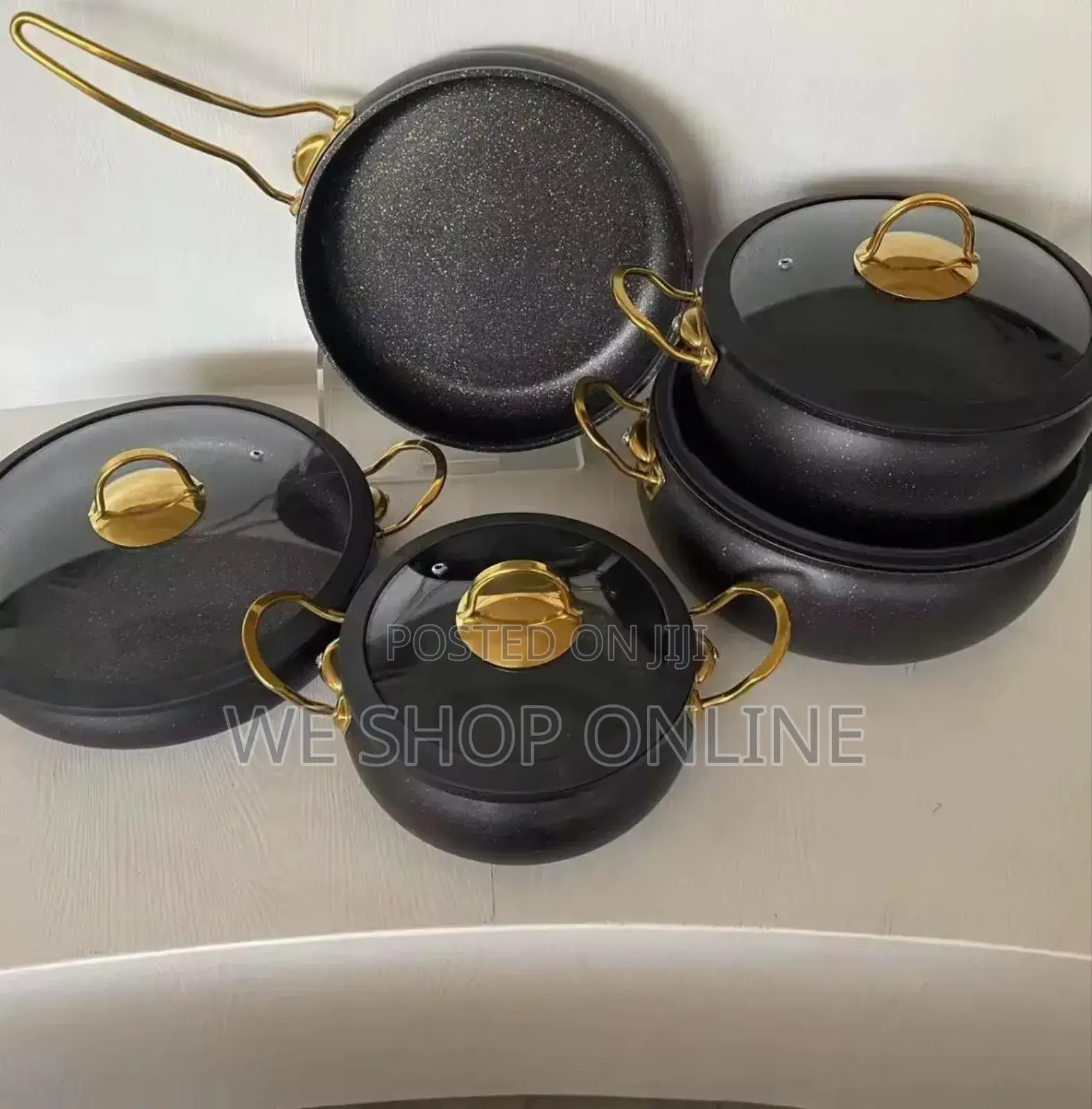 Amber 10pcs Cookware Set