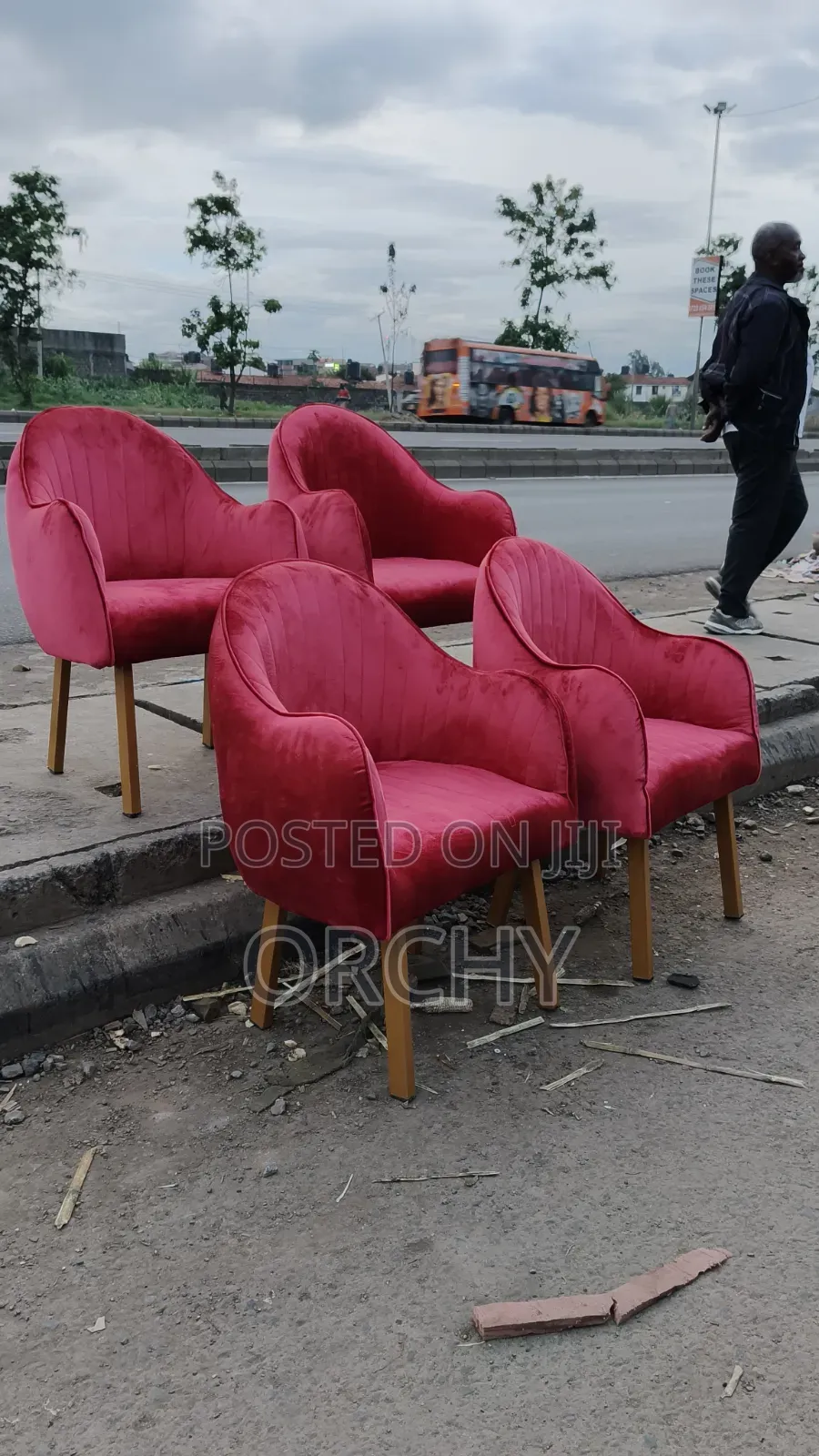 Whine Red Manicure Seats