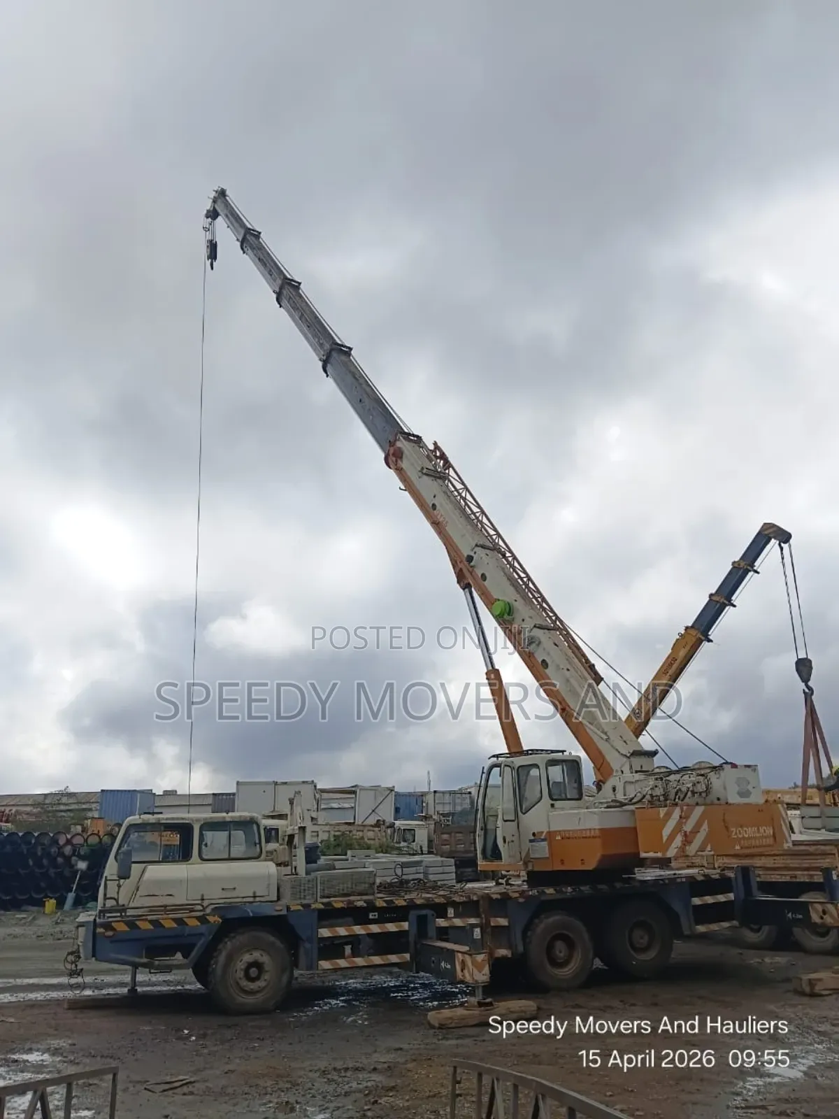 Crane for Heavy Lifting Available !!