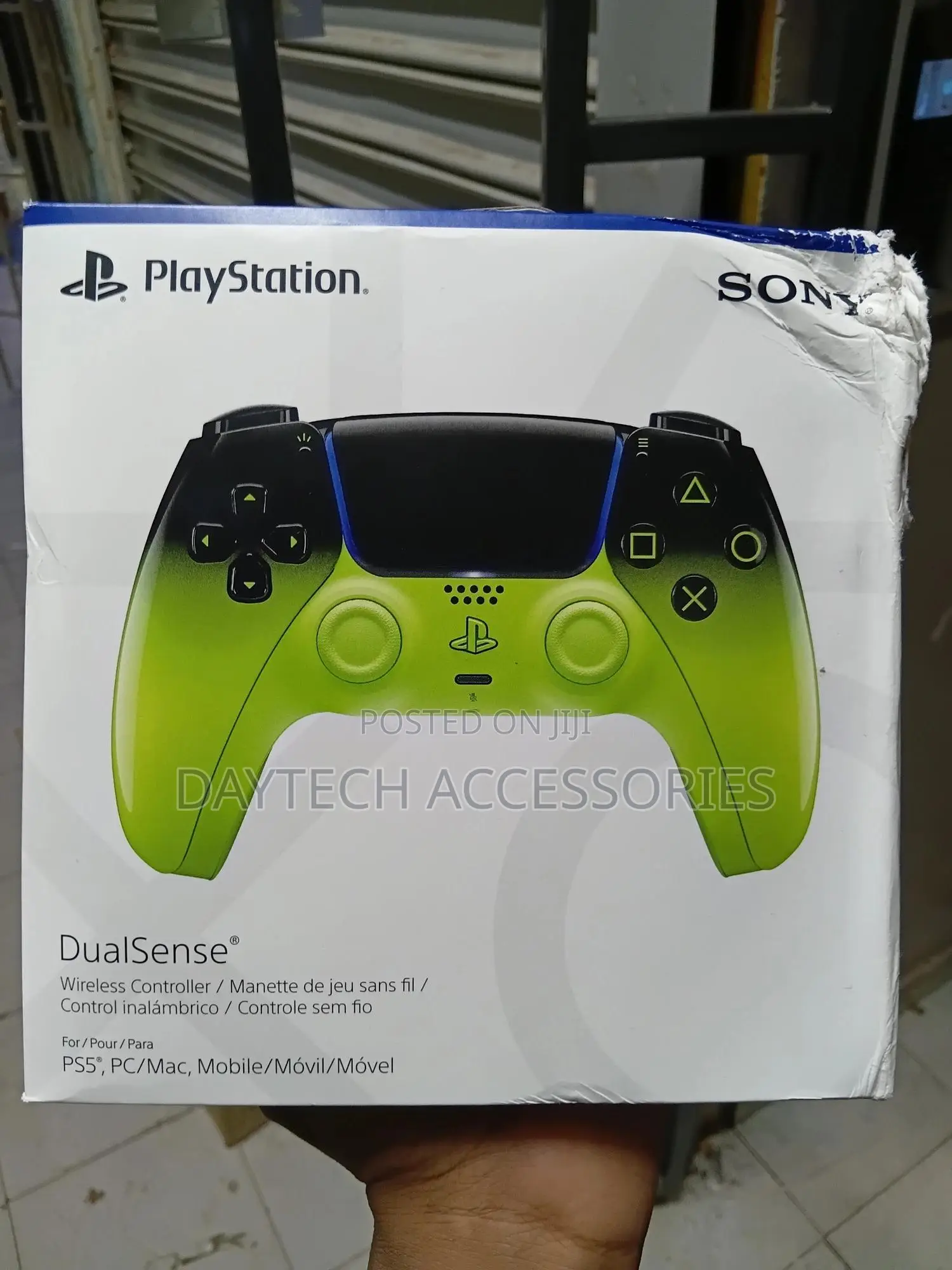 Sony Playstation 5 Dualsense Wireless Controller in the "Remix Green"