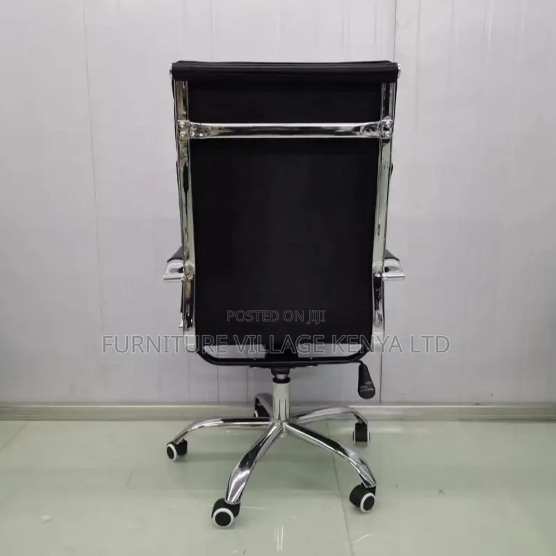 Black Leather Adjustable Desk Task Chair