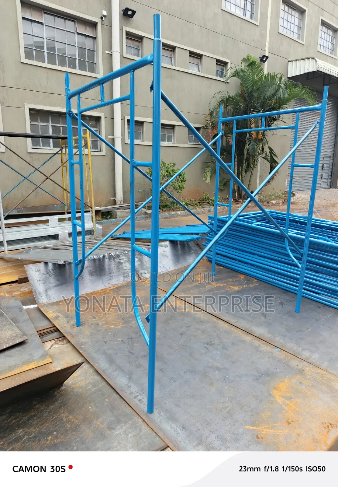 Heavy Duty Steel Scaffolding Ladder for Construction Works