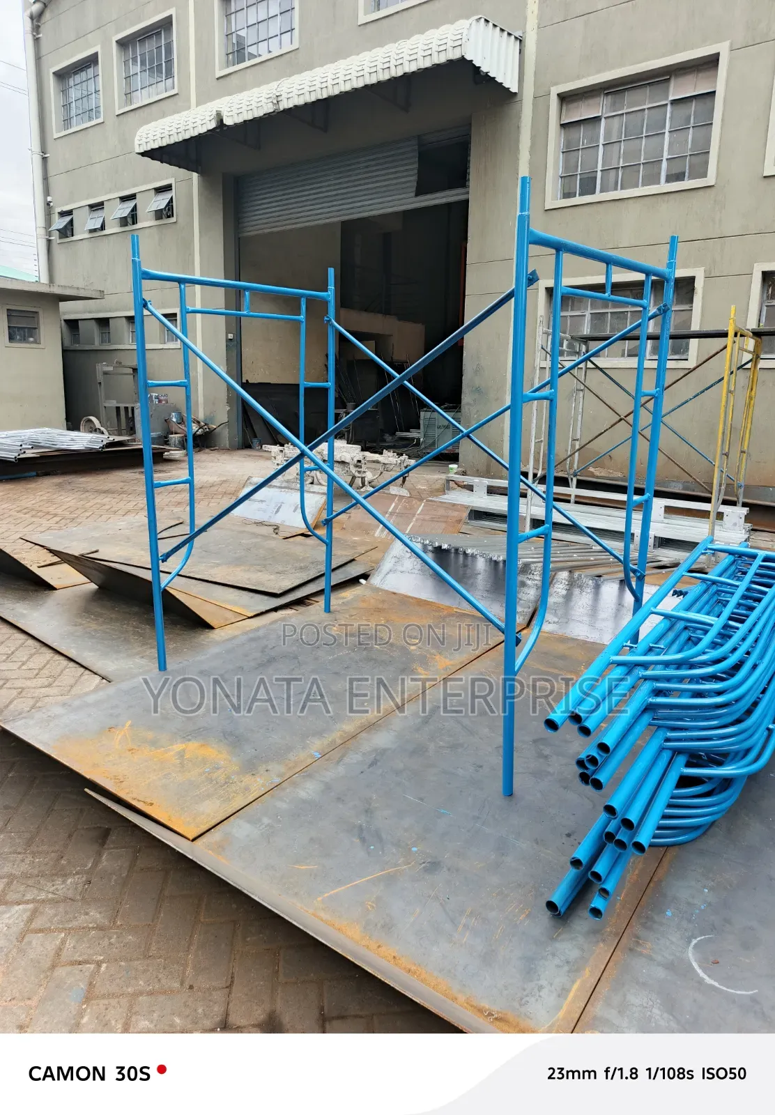 Heavy Duty Steel Scaffolding Ladder for Construction Works
