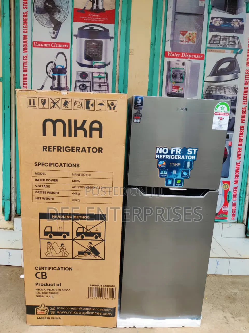 197 Liters Mika Fridge