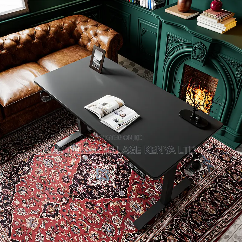 120cm Black Imported Electric Sit Stand Table
