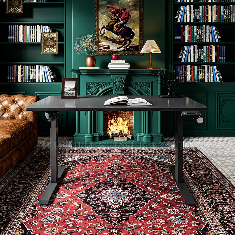 120cm Black Imported Electric Sit Stand Table