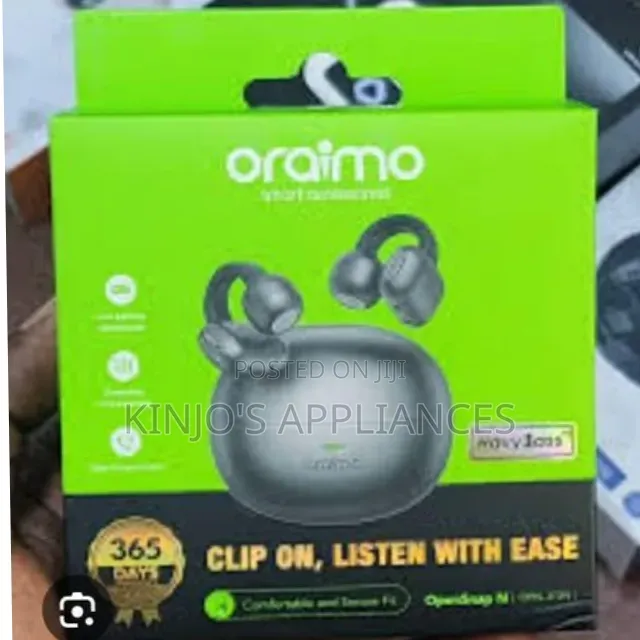 Oraimo Opensnap N Opn-372n Open-Ear True Wireless Earbuds