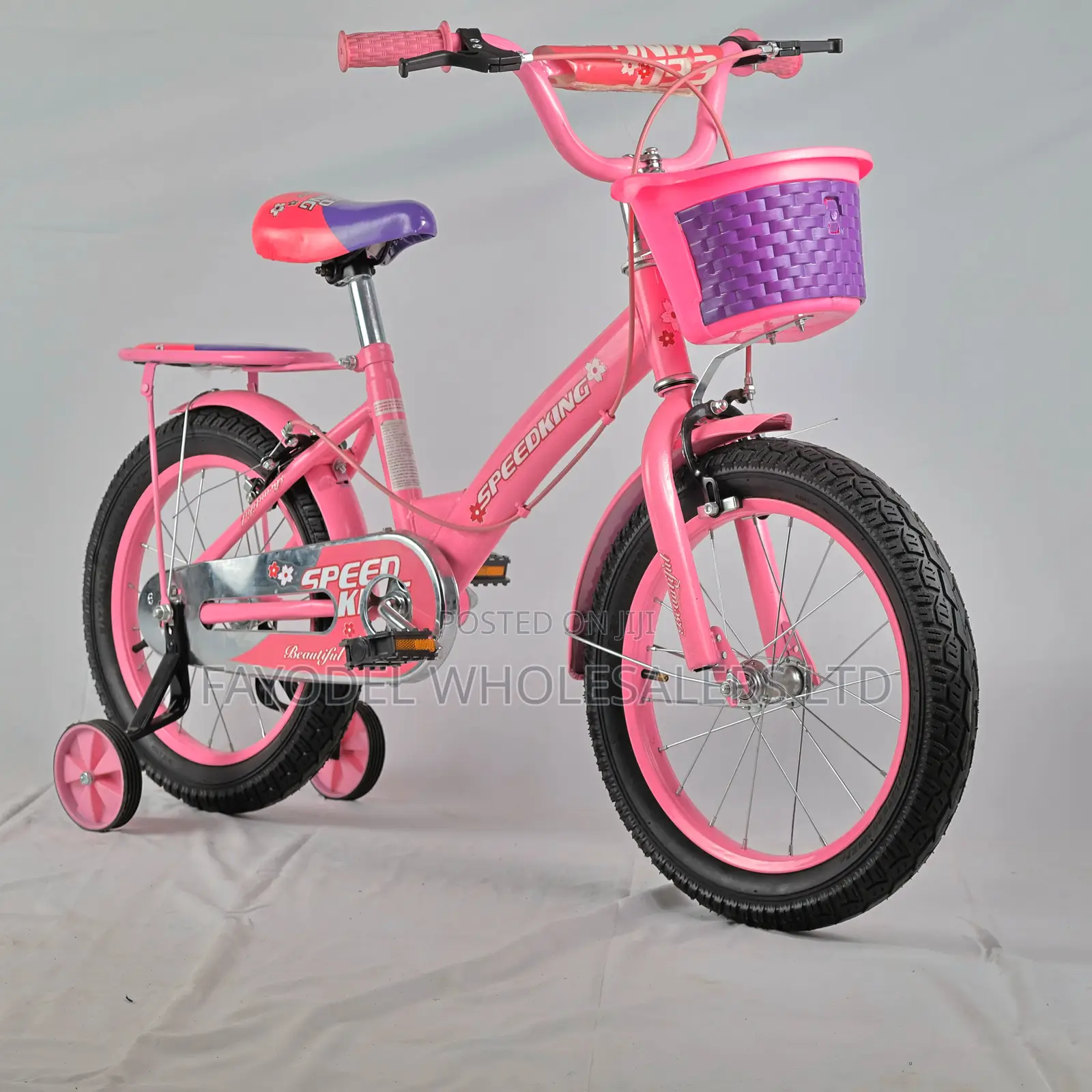 Size 16 Kids Bike With Front Basket