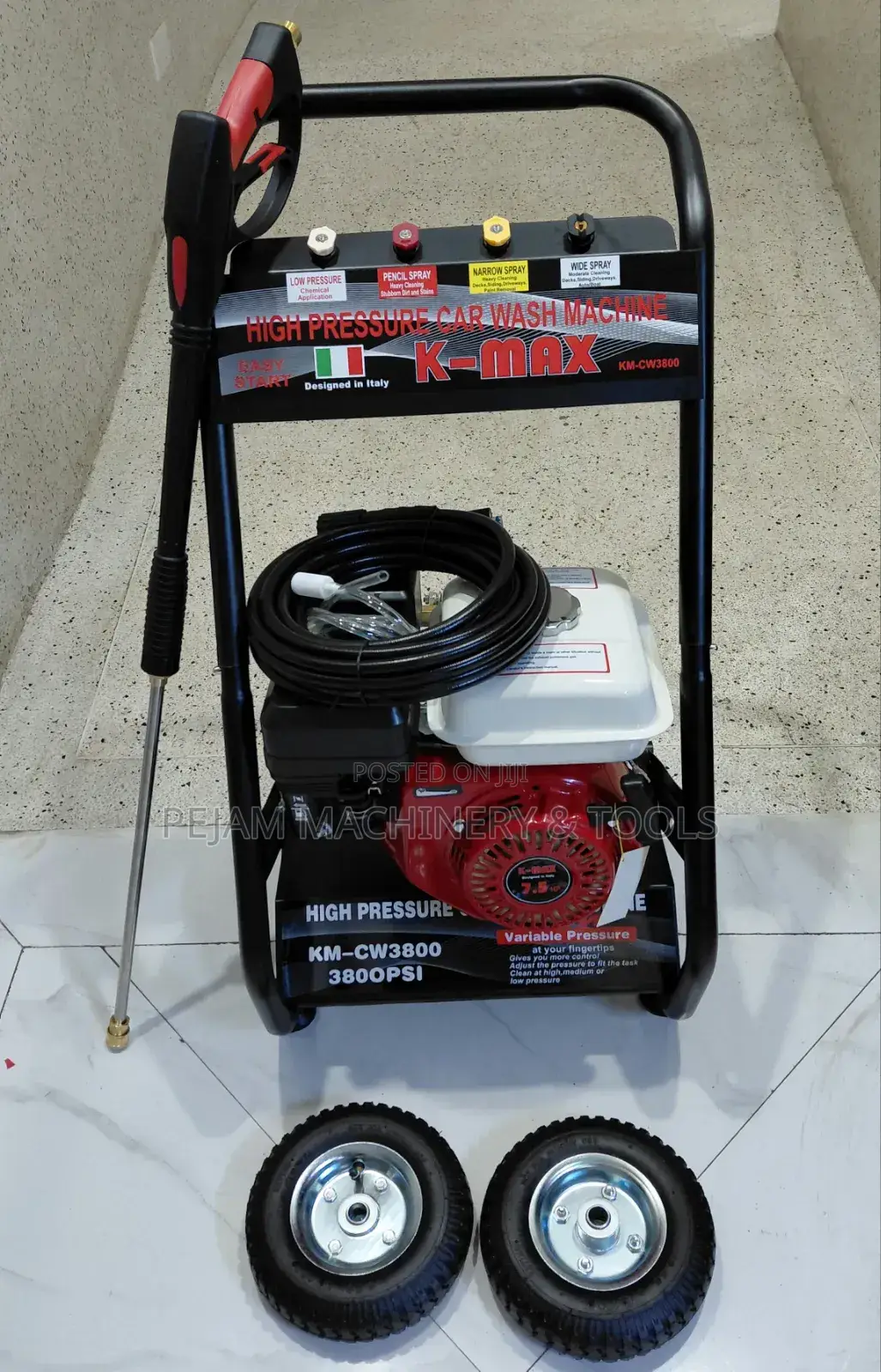 Kmax 3800psi Gasoline High Pressure 7.5hp Portable