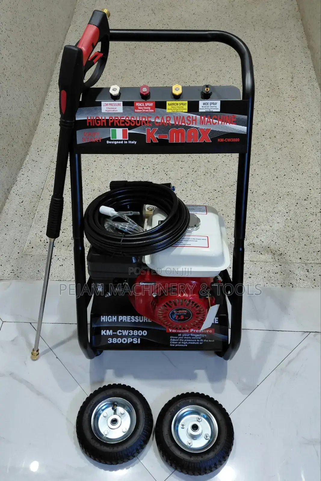Kmax 3800psi Gasoline High Pressure 7.5hp Portable