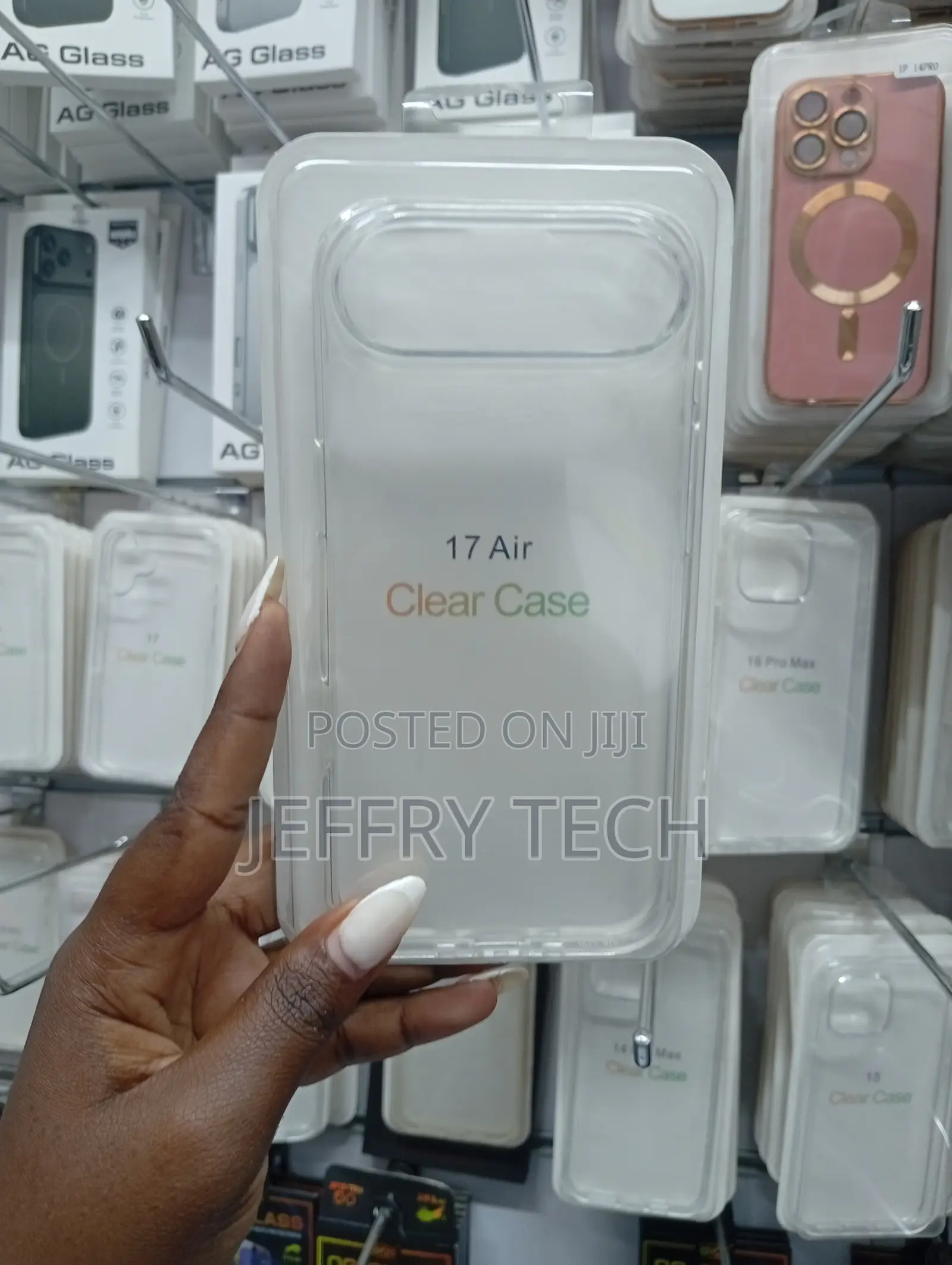 iPhone 17 Air Clear Magnetic Wireless Magsafe Charging Case