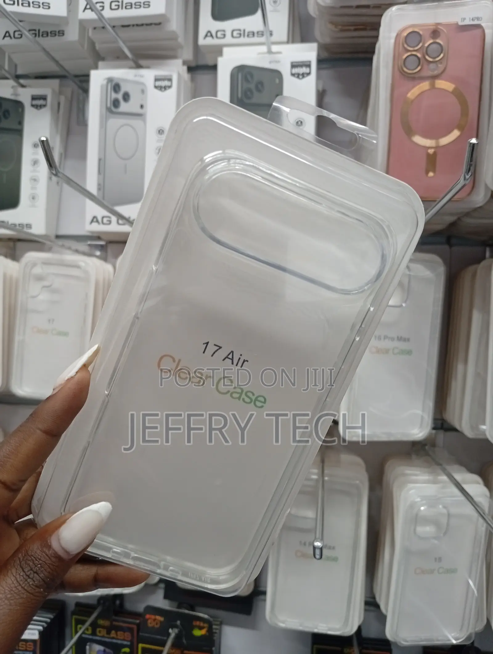iPhone 17 Air Clear Magnetic Wireless Magsafe Charging Case