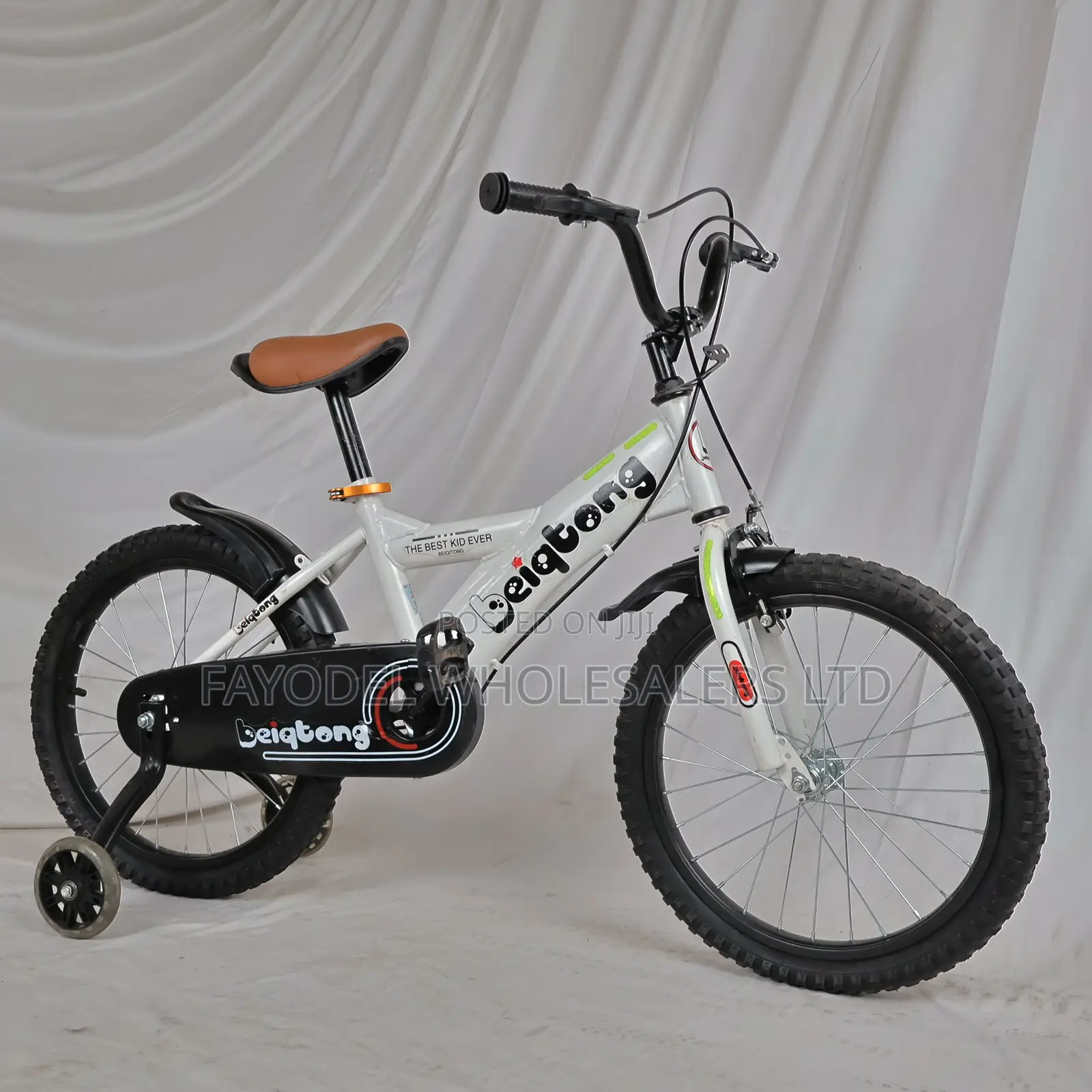 Beigtong Kids Size 18 White Bike