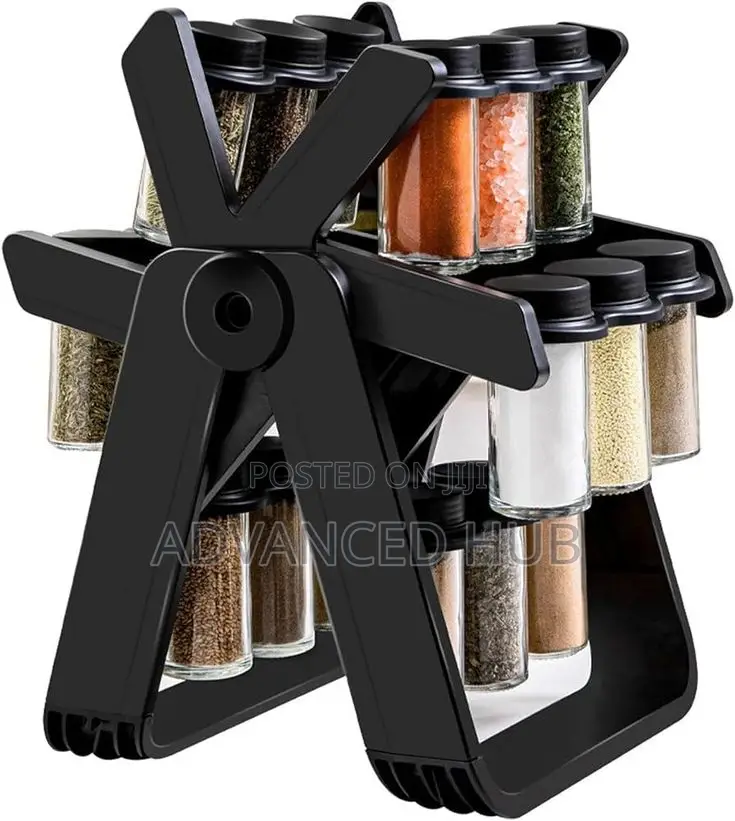 Windmill 18 Jar Rotating Spice Rack (18pc)