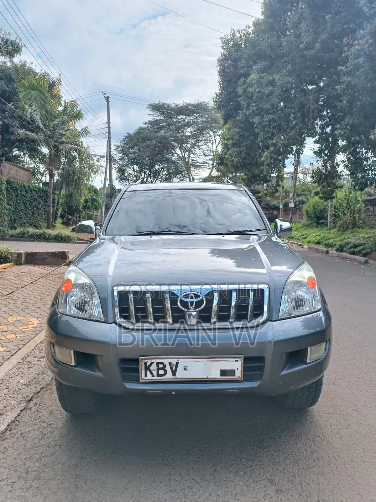 Toyota Land Cruiser Prado 2008 Gray
