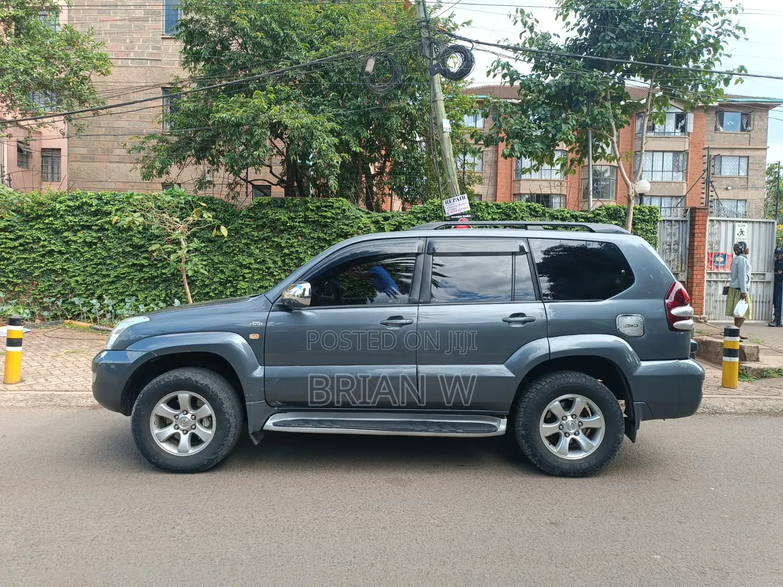 Toyota Land Cruiser Prado 2008 Gray