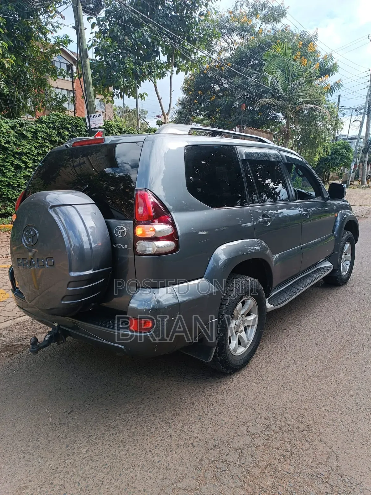 Toyota Land Cruiser Prado 2008 Gray