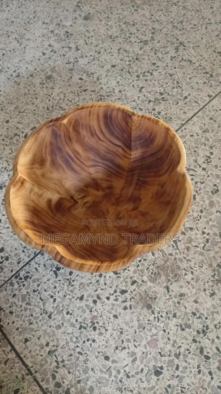 Wooden Partition Platter / Hand Crafted Partition Wood Plate