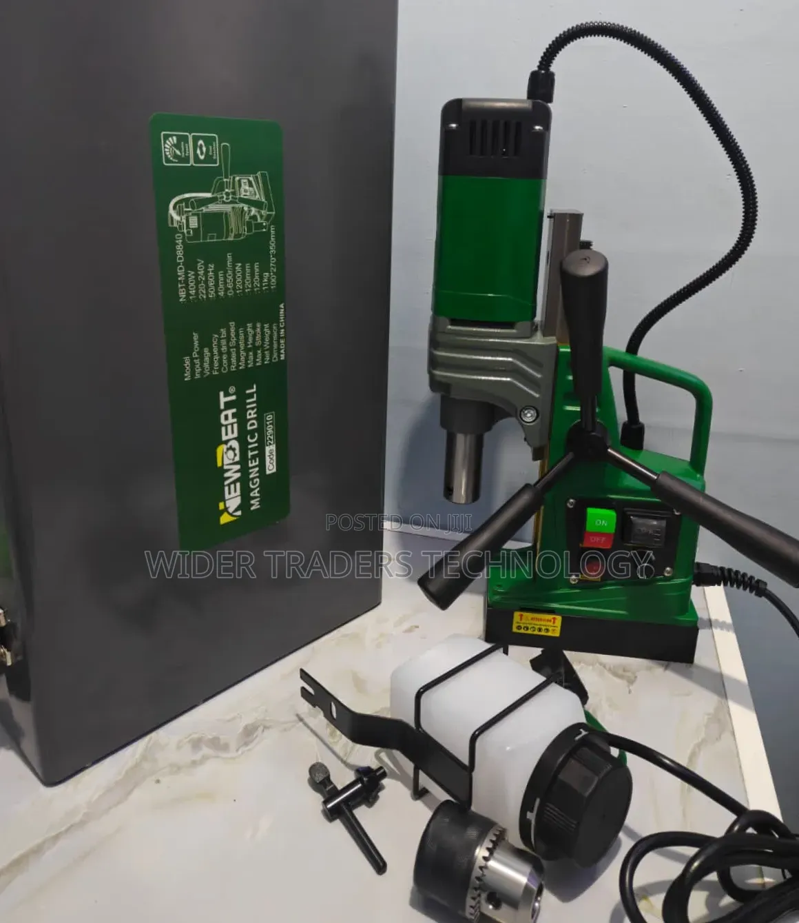 Newbeat Magnetic Drill 1400 Watts 16mm Chuck Capacity Magnetism