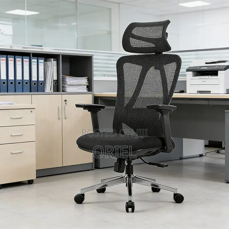 Executive Chair : Modern Executive Mesh Office Chair With Headrest