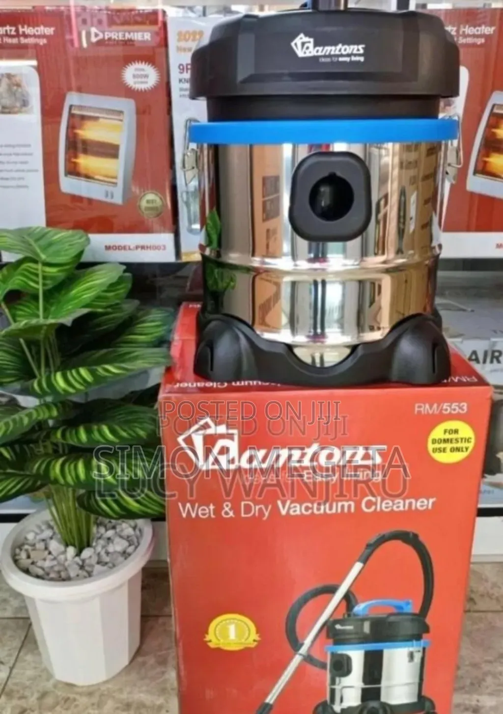 Mode Rm 553. Ramtons Vacuum Cleaner. Wet and Dry