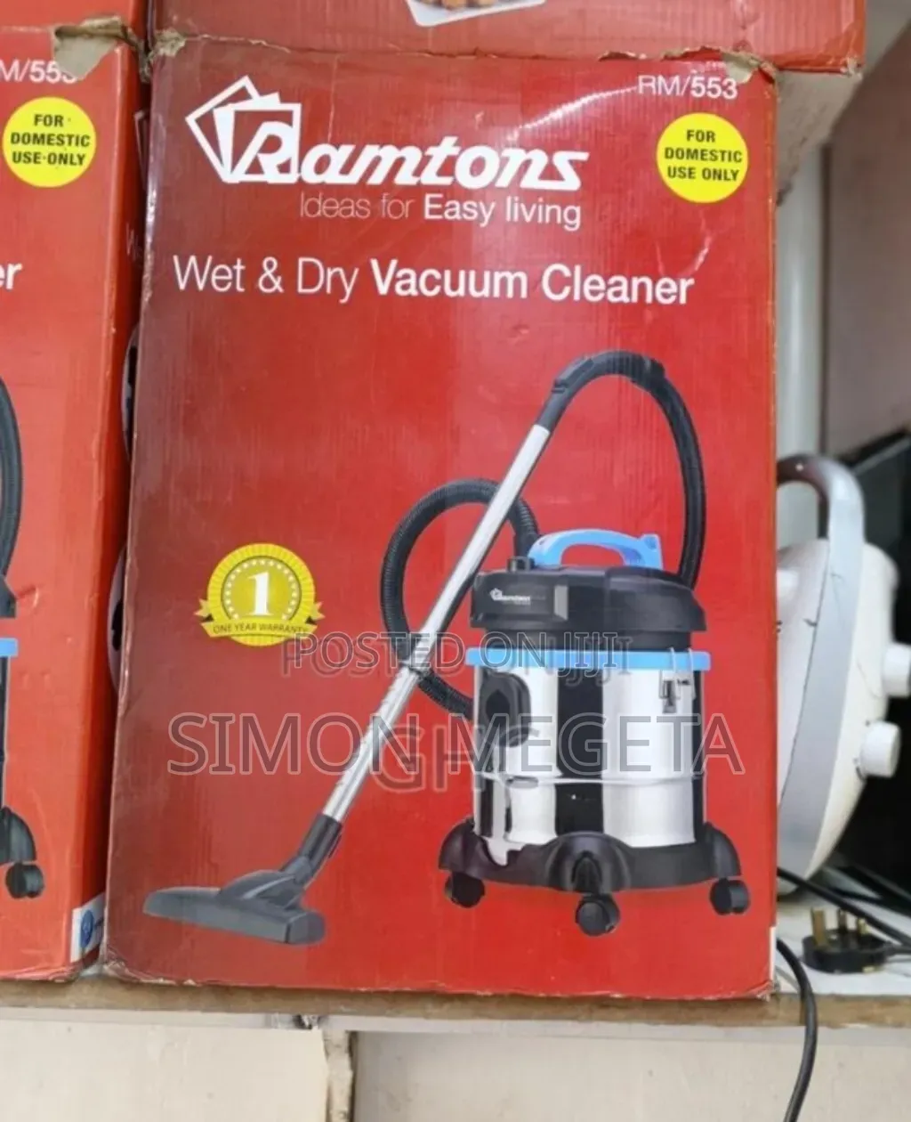 With 12months Warranty Ramtons Vacuum Cleaner