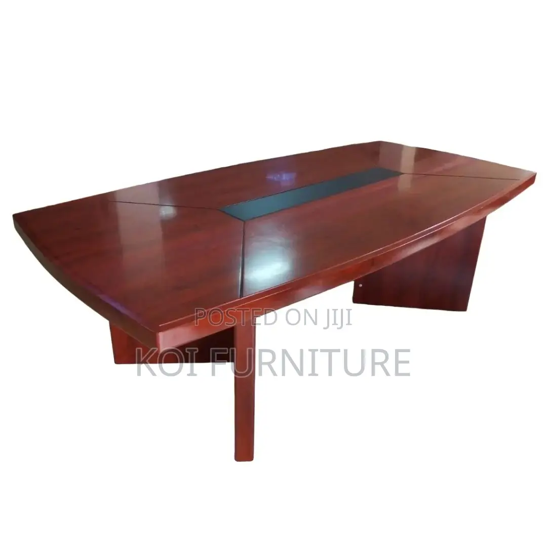 Boadroom Table; 2.4 Meters Mahogany Wooden Red Brown Boadroom Table