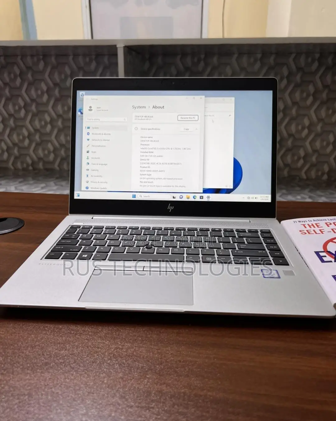Laptop HP EliteBook 840 G5 8GB Intel Core i5 SSD 256GB